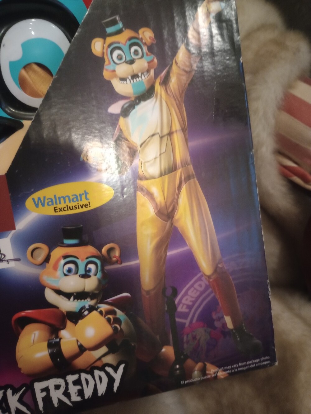 Five Nights At Freddy's Glam Rock Freddy Costume NEW Boys M /8
